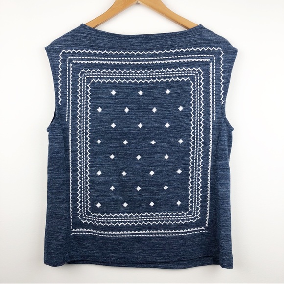 Banana Republic Embroidered Sleeveless Tank - Picture 8 of 9